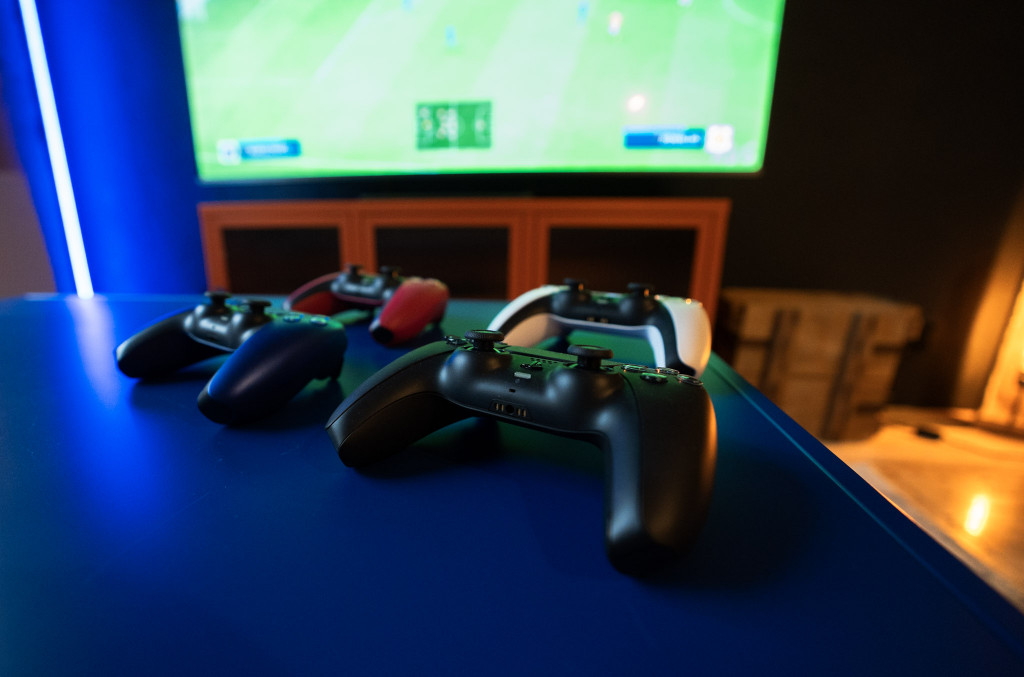 Salon Console Gîte Gaming Gamers Nest