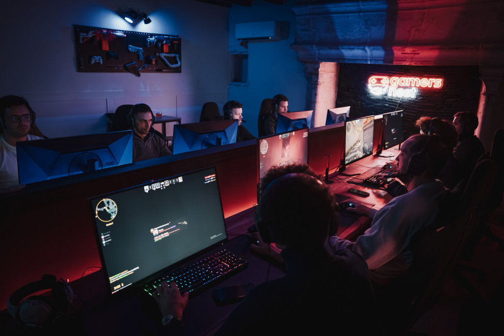 Salle PC Gaming Gîte Gamers Nest